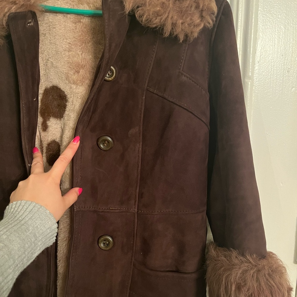 Vintage Shearling Penny lane Coat